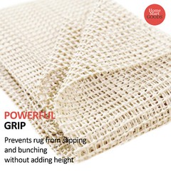 Strong Grip Non-Slip Area Rug Pad (Thickness of 0.125″) No Sliding No Moving Rug