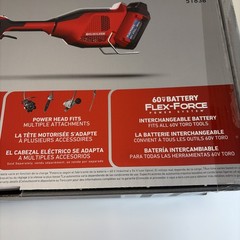 Toro 60V MAX 16in. Attachment Capable String Trimmer 2.5Ah Battery and Charger