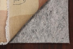 Checkered Oriental Area Rug 4×6 Hand-knotted Wool Modern Style for Any Room
