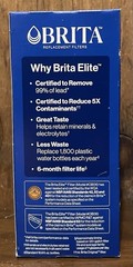 BRITA ELITE Replacement Water Filter – Reduces Contaminants for 6 Months – NEW