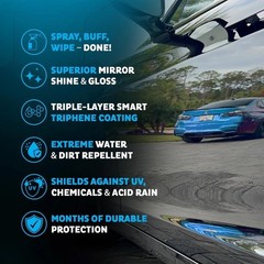 2 PACK MAXLONE Car Spray with Triphene, Quick Spray & Wipe All Purpose Waterless