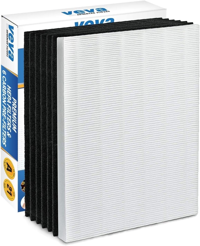 Veva Advanced Filters Premium True Hepa & 6 Filter Pre-Filter Type A Size 21 new