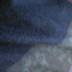 ~~NATIVE CREATIONS ECUADOR Aztec 100% ALPACA Blanket Blue 77×91