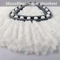 Replacement Microfiber Mop Head Easy Clean Wring Refill For O-Cedar Spin Mop