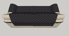 REVERSIBLE MICROFIBER SOFA COVER CHAIR THROW PET DOG KIDS FURNITURE PROTECTOR
