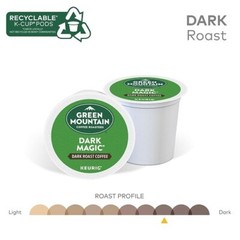 Green Mountain Coffee Roasters Dark Magic Dark Roast Coffee K-Cup Pods, 96 Count