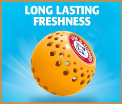 3-Pack Arm & Hammer Odor Busterz Balls Eliminates Odors For 60 Days, Orange*