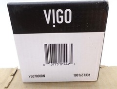 VIGO VESSEL VG07000BN BATHROOM SINK POP-UP DRAIN & MOUNTING RING BRUSHED NICKEL