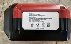 Lithium Rechargeable Battery 60v 5.0 Ah Toro L108 Missing Handle