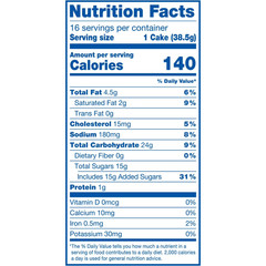 Hostess Twinkies Snack Cakes, Golden Sponge Cake with Crème Filling, 21.73 oz Bo