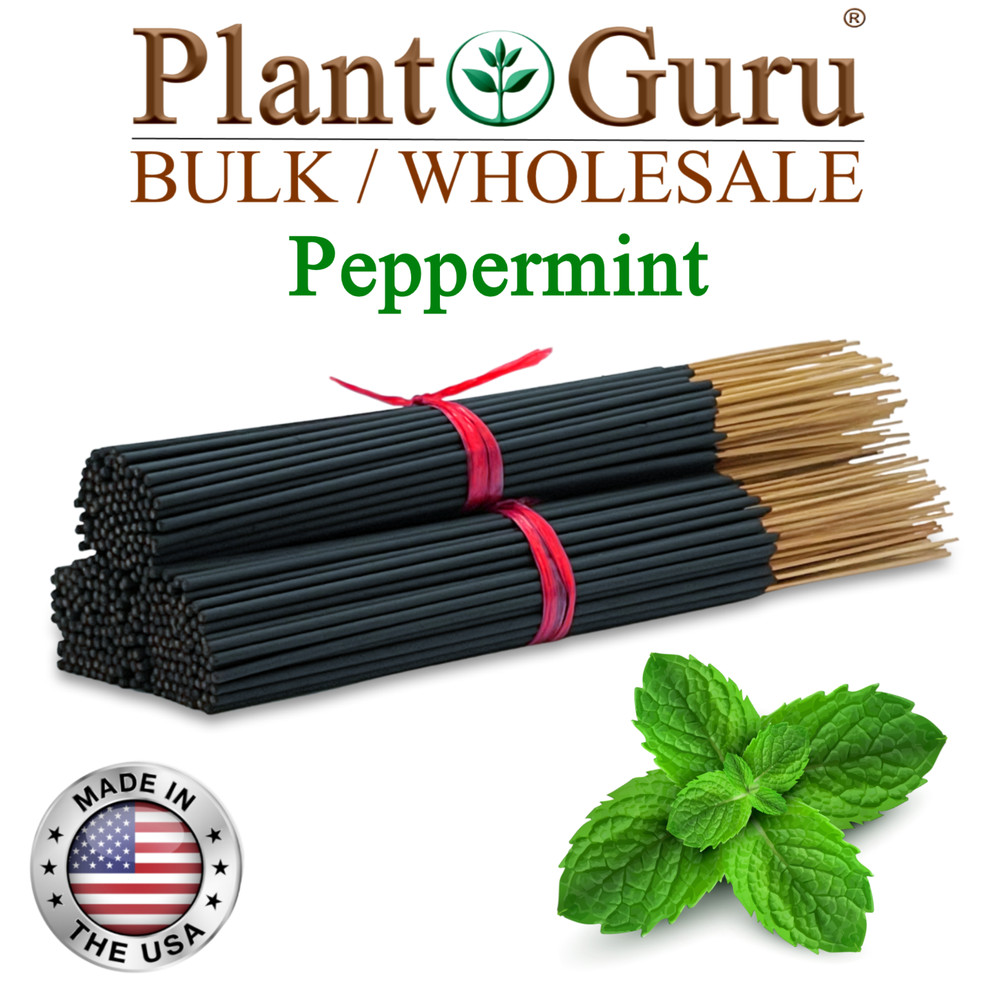 PEPPERMINT Incense Sticks 11″ Bulk Pack Wholesale Hand Dipped Lot