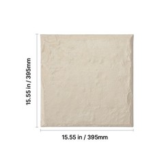 Decorative Stepping Stones with Stakes 4Pcs 15.5×15.5 in Walkway Pavers Beige