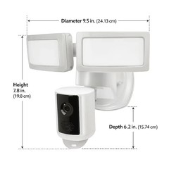 Feit Electric SEC3000 Smart Wi-Fi Flood Light with Security Camera 1080p HD