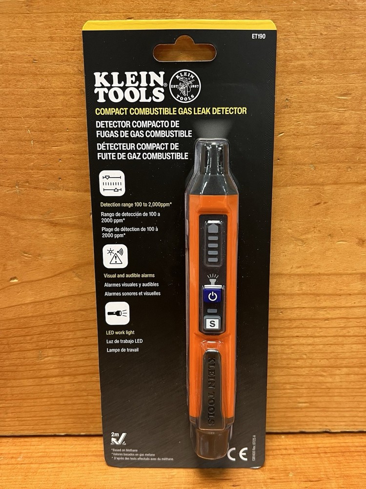 Klein Tools ET190 Compact Combustible Gas Leak Detector