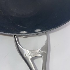 Calphalon 12” Hard Anodized Wok. Model 155. New W/ A Few Scratches See Pics