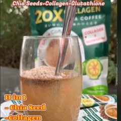 20x Collagen Chia Coffee Beauty Anti-Aging Improve Skin Elasticity 10 Bags