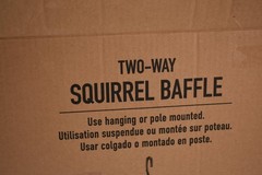 North States Two-Way Squirrel Baffle 1757 Gray 15.5in Bird Feeder Pole Guard USA