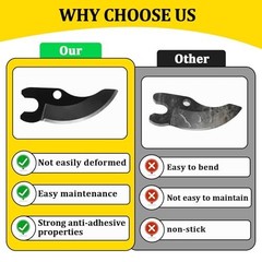 2 Packs Replacement Pruning Shear Blades for Cordless Pruner DCPR320, 20V MAX