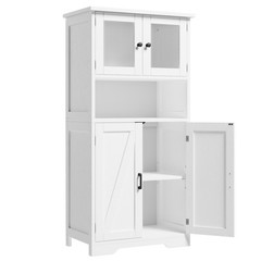 Kitchen Pantry Cabinet, Standing Cupboard,Storage Cabinet for Living Room, White