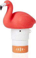 XY-WQ Flamingo Chlorine Floater for 1″ Tab ONLY, Mini Floating Pool Chlorine