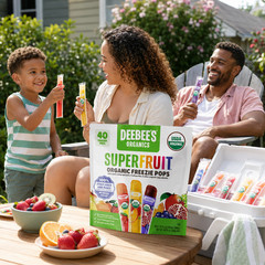 2-Pack Deebee’s Organic Superfruit Freezie Pops Variety, 1.35 fl oz, 40-count