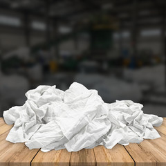 Recycled White Knit T-Shirt Cotton Rags – Multipurpose Wiping Cloths