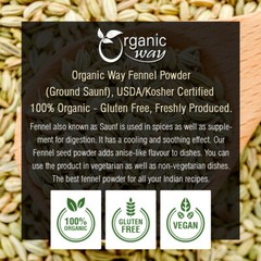 Organic Fennel Powder – 8Oz (227 g)