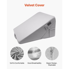 Orthopedic Bed Wedge Pillow Adjustable Washable for Back Leg Neck Sleeping