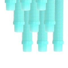 Puri Tech Pool Cleaner Vac Hose Kreepy Krauly Barracuda 1.5 in x 48 ft Aqua 9 pk