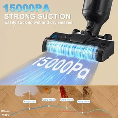 MBY F203C-DH Cordless Wet Dry Vacuum Cleaner, 15000Pa, Self-Cleaning Mop