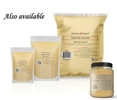 Ground Ginger Root Powder Up to 20 lbs Natural Raw Jengibre Non-GMO Kosher Bulk