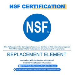 RWF0700A Refrigerator Water Filter Replacement for Samsung DA29-00020B, 4PACK