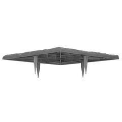 Uimoso Set of 8 Grey Walkway Pavers with Stakes, 15.5×15.5 in Decorative Stones