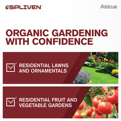 Spliven Insecticide for Organic Gardening (32 OZ) – 0.5% Spinosad Concentrate