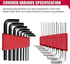 Home Repair Tool Set 128 Pieces Steel Hand Tools with Storage Toolbox Black Red