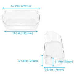 For frigidaire #PS430122 Refrigerator Gallon Upper Door Bin Shelf Replacement