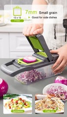 16-In-1 Vegetable Fruit Chopper Cutter Food Onion Veggie Dicer Slicer Kitchen