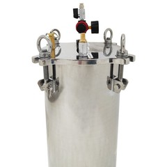 Large Flow 20L Dia. 10.3in Dispenser Pressure Tank Dispensing Storage Bucket New