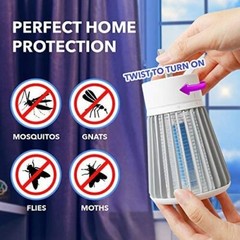 Portable Electric Mosquito Killer Lamp LED Light Trap Fly Bug Insect Zapper Lamp