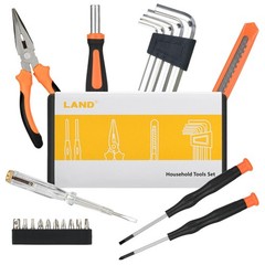 22-Piece Small Tool Kit with Toolbox – Essential Household Tool Set for Home …