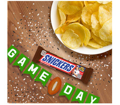 SNICKERS Full Size Milk Chocolate Candy Bars, 1.86 oz, 48 ct Box Chocolate Candy