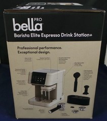 bella PRO – Barista Elite Espresso Coffee Drink Station + with Milk Frother