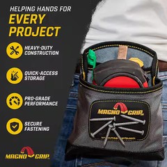 6.5 in. Platinum Pro Magnetic Clip-On Nail Utility Pouch