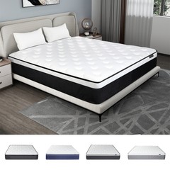 10″12″14″ Twin Full Queen King Size Mattress in a Box Hybrid Spring Memory Foam