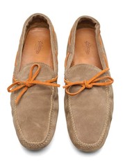 ARFANGO Firenze Tan Suede Leather Driving Moccasin EU 9.5 US 10.5