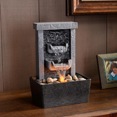 Home Décor 10.3 in Indoor Waterfall Fountain Relaxation High Pressure Water Pump