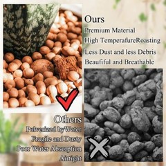 8-30 LBS organic expanded clay pebbles – 5-30mm, suitable for indoor plants