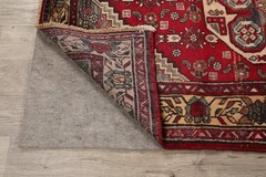 Red Traditional Geometric Area Rug 4×6 Hand-knotted Wool Carpet for Any Room