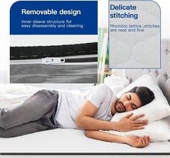 Hybrid Mattress with Innerspring and Foam/Fiberglass Free/Medium Firm Mattress