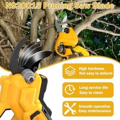 2PCS Pruning Shear Blades for 20V MAX Cordless Pruner Replacement Compatible DCP
